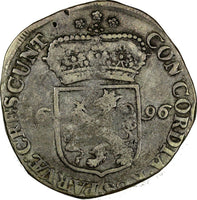 Netherlands GELDERLAND 1696 48 Stuivers, Silver Ducat KM# 63.2 (17 202)