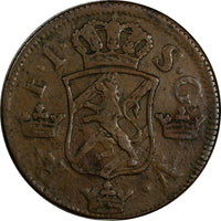 SWEDEN Frederick I Copper 1749 2 Ore S.M.Mintage-312,900 34 mm KM# 437 (15 201)