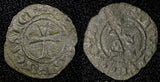 SICILY Italian states Charles I of Anjou (1266-1282) Billon 1 Denaro  (22 597)