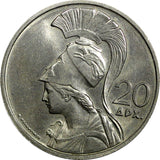 Greece Copper-Nickel 1973 20 Drachmai 29mm Athena KM# 112 (21 894)