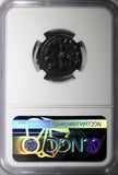 ROMAN.Gallienus AD 253-268  BI Double-Denarius / Fides Trust Goddes Cult NGC (1)