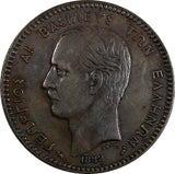 Greece George I Copper 1882 A 10 Lepta Paris Mint chXF Condition KM# 55 (19 253)
