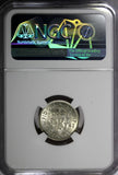 GREAT BRITAIN George VI Silver 1941 6 Pence NGC AU58  KM# 852 (214)