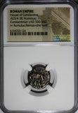 ROMAN Constantinian Dynasty AE3/4 Nummus AD 330-340 / She-Wolf &Twins NGC (124)