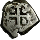 Bolivia Ferdinand VI Silver 1753 (P) 2 Reales Cob 2 Dates Fine 6,81g.KM# 38 (73)