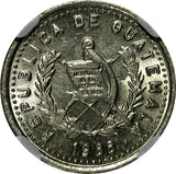 Guatemala 1988 5 Centavos Smaller letters.Dots NGC MS66 TOP GRADED KM# 276.4 (3)