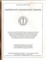 GEORGE FREDERICK KOLBE 2003 IMPORTANT NUMISMATIC BOOKS