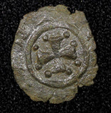 SICILY Italian states Manfred (1258-1266) Billon 1 Denaro Minted in Messina (94)