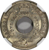 British West Africa George V 1926 1/10 Penny NGC MS65 NICE GEM BU COIN KM# 7 (5)