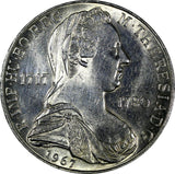 Austria Maria Theresia Silver 1967 25 Schilling UNC  KM# 2901 (19 033)