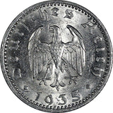 Germany - Third Reich Aluminum 1935 A 50 Reichspfennig UNC KM# 87 (181)