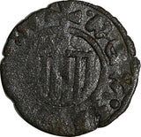 SICILY Italian states Alfonso I of Aregon (1416-1458) Billon  Denaro (19 929)