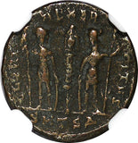 ROMAN Constans AD 337-350 AE4 BI Nummus / Army Soldiers NGC (178)