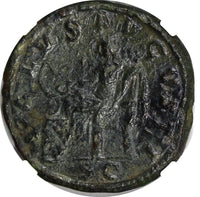 Roman Empire Maximinus I AD 235-238 AE Sestertius NGC CH VF Sear# 2355