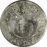 Livonia Gustav II Adolf (1621-1632) Silver 1623 1/24 Thaler KM# 10 (20 407)
