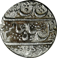 India-Princely States MYSORE Shah Alam II Silver 1231//98 Rupee C# 207 (17 407)