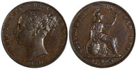 Great Britain Victoria Copper 1847 Farthing KM# 725 (20 748)