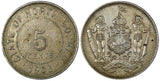 British North Borneo Copper-Nickel 1903 H 5 Cents Heaton's Mint VF KM# 5 (097)