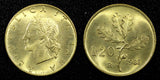 ITALY Bronzital  1988 R 20 Lire  	21.25 mm UNC KM 97.2 (22 643)