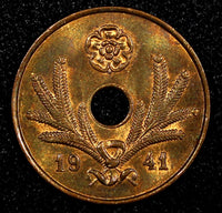 FINLAND 1941 5 Pennia RED GEM BU WWII  RANDOM PICK (1 Coin) KM#64.1 (24 179)
