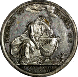 FRANCE Royal Louis XVI (1774–1793) Silver Medal 1793 Execution of Louis By Loos
