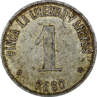 Guatemala Token Finca La Libertad Y Anexos 1 Peso 35,3mm Rulau Gma209 (110)