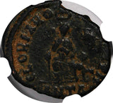 EASTERN ROMAN Aelia Eudoxia wife of Arcadius AD 400-404 AE3 Nummus/Cross NGC. 01