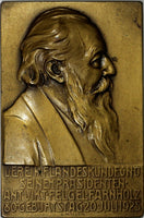 AUSTRIA Medal Plaque 1925 by L.Hujer  Anton Viktor Felgel-Farnholz 81.88 g.