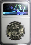 Gambia 1987 1  Dalasi NGC MS66 1 YEAR TYPE 31mm TOP GRADED BY NGC KM# 29 (032)