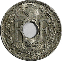 France Copper-Nickel 1918 5 Centimes UNC KM# 865a (20 005)