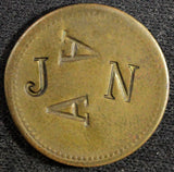 COSTA RICA Bronze Token C/S "AJAN " 19.7mm 2,51g. (23 248)