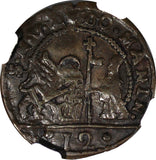 Italian States VENICE (1789-1797) Soldo NGC AU50 TOP GRADED COIN KM# 732 (045)