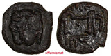 SICILY Italian states William II (1166-1189) AE 1 Follaro Lion Biaggi-1232 (452)