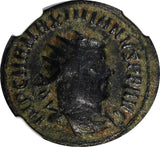 Roman Maximian,AD286-310 AE Post-Ref.Radiate / Victory From Jupiter NGC (014)