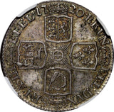 Great Britain George I Silver 1720 1 Shilling NGC AU55 26mm Toning KM# 539.2 (6)