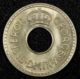 Fiji George V Copper-Nickel 1934 1/2 Penny Mintage-96,000 KM# 1 (22 882)