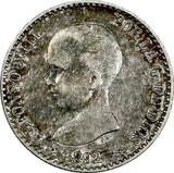 Spain Alfonso XIII Silver 1892/89 (92) PG-M 50 Centimos KM# 690