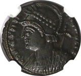 Roman Constantinian AD 330-340 AE3/4 NUMMUS NGC MS  Constantinopolis/Victory (2)