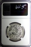 India-British George V Silver 1920 (C) Rupee NGC MS63 Calcutta Mint KM# 524 (43)