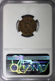 ROMAN Licinius I AS CAESAR AD 308-324 BI REDUCED NUMMUS /SOL GLOBE NGC (008)