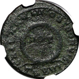 ROMAN Constantine II as Caesar AD 337-340 AE3 Nummus /Wreath of Success NGC (21)