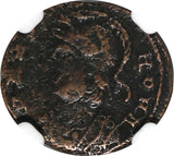 ROMAN Constantinian Dynasty AE3/4 Nummus AD 330-340 / She-Wolf &Twins NGC (125)