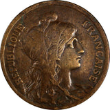 France Bronze 1916 10 Centimes 30mm KM# 843 (18 085)