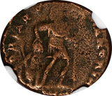 EASTERN ROMAN EMPIRE Valens AD 364-378 AE3 Nummus /Rev.Christian Chi-Rho NGC (6)