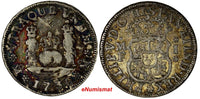 MEXICO Philip V Silver 1736 MO MF Real Mexico Mint Toned SCARCE KM# 75.1 (206)