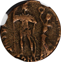 WESTERN ROMAN Honorius AD 393-423 AE3 Nummus /Rev. Crowned by Victory  NGC (019)