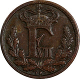 Denmark Frederik VII 1852 FK//VS 1/2 Rigsbankskilling  KM# 753 (18 631)