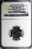Germany, Third Reich Zinc 1947 D 5 Reichspfennig NGC UNC DETAILS KM# A105 (085)