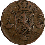 Sweden Adolf Fredrik Copper 1764 2 Öre SM  33,7mm KM# 461 (20 178)