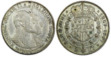 SWEDEN Oscar II Silver 1907 EB 2 Kronor Golden Wedding Anniversary KM# 776 (124)